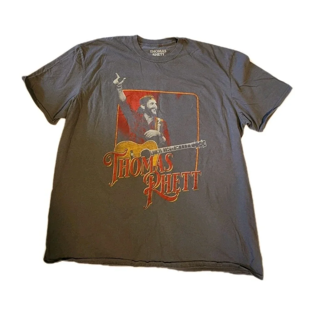 Thomas Rhett Tour‎ T Shirt Mens Size 2x Grey Country Music 2021 - Picture 2 of 6